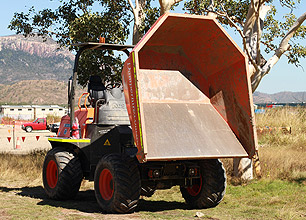 terex site dumper