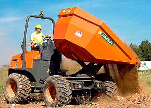 terex site dumper